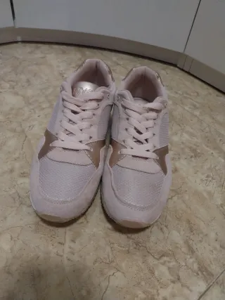 Zapatillas casual mujer rosa