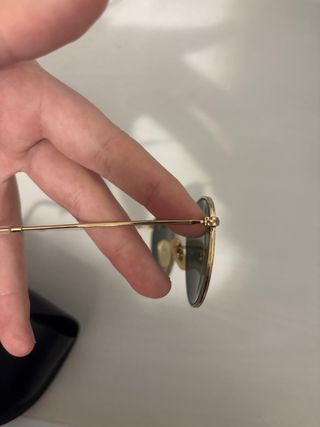 Gafas de Sol Ray-Ban Redondas Doradas