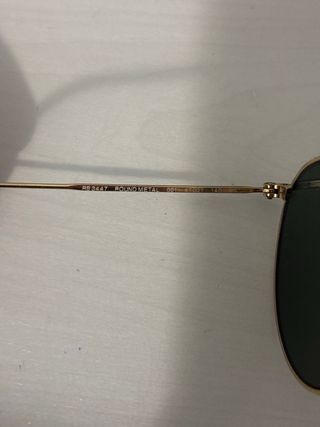 Gafas de Sol Ray-Ban Redondas Doradas