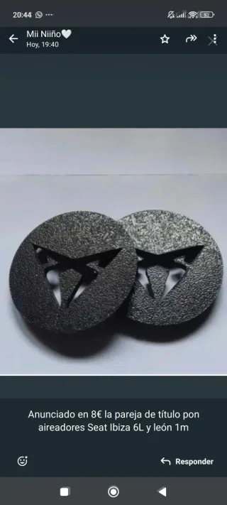 Aereadores de salpicadero, Seat Ibiza 6L y León 1M