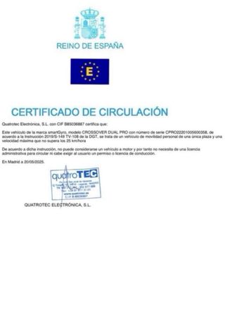 Patinete Eléctrico SmartGyro Crossover Dual Pro