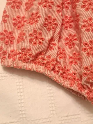 Top Zara estampado flores manga francesa