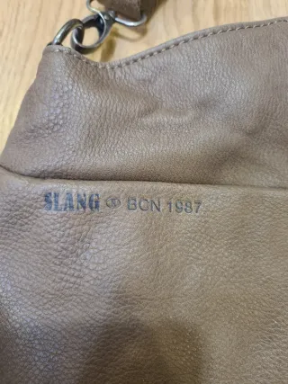 Bolso Slang Marrón tipo piel