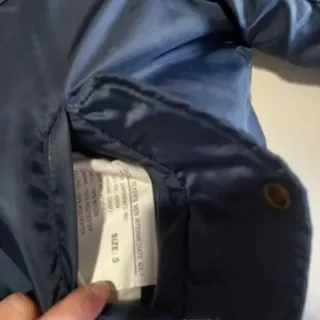 Cazadora reversible azul y naranja