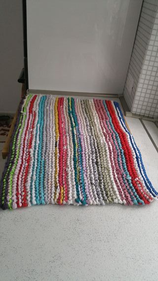 Tappeto cotone fasce multicolor