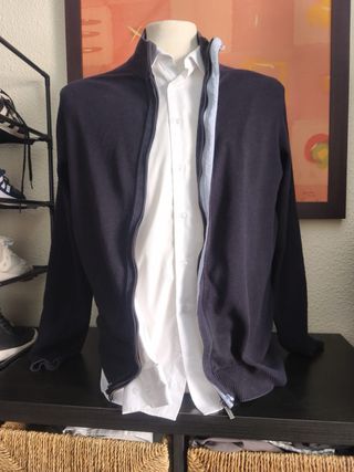 Cárdigan Massimo Dutti Azul Marino