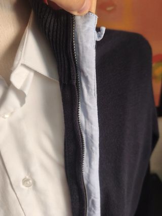 Cárdigan Massimo Dutti Azul Marino