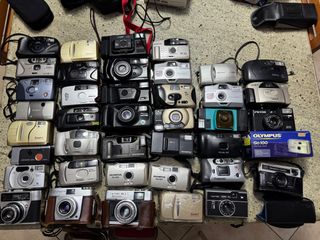 Lotto 40 Fotocamere Analogiche Varie Marche