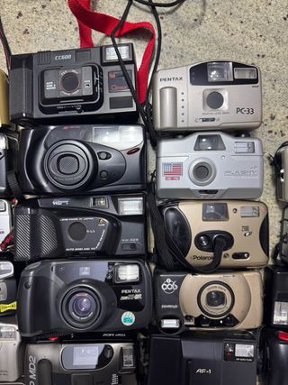 Lotto 40 Fotocamere Analogiche Varie Marche