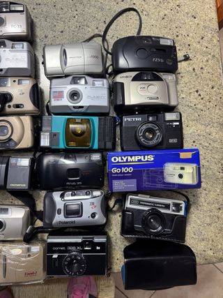 Lotto 40 Fotocamere Analogiche Varie Marche