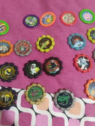Tazos Pokémon Boinx y Roks