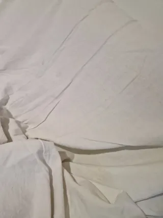 Telo/lenzuolo antico in lino grezzo
