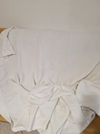 Telo/lenzuolo antico in lino grezzo