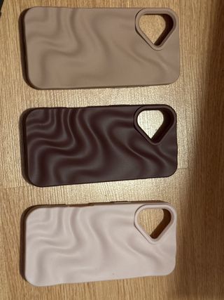 Pack 3 fundas iPhone 16