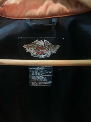 Chaqueta Harley-Davidson Negra Naranja
