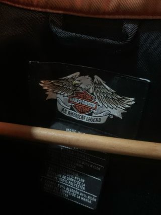 Chaqueta Harley-Davidson Negra Naranja