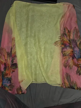 Pañuelo estampado multicolor