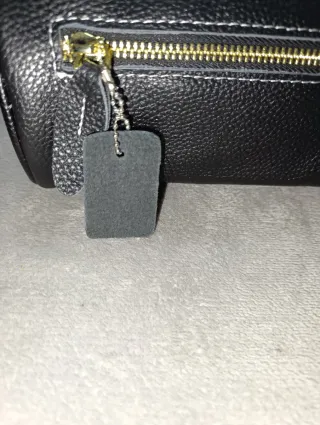 Pochette vera pelle nera