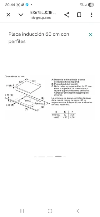 Placa Inducción Siemens IQ700 60cm