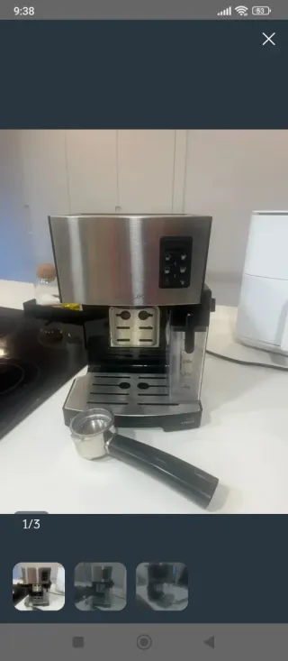 Cafetera Espresso Acero Inoxidable Cecote