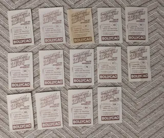 Cromos Bollycao caricaturas futbolistas