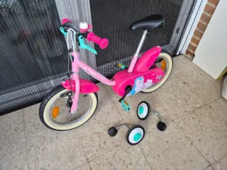Bicicleta infantil rosa Btwin
