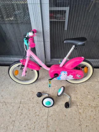 Bicicleta infantil rosa Btwin