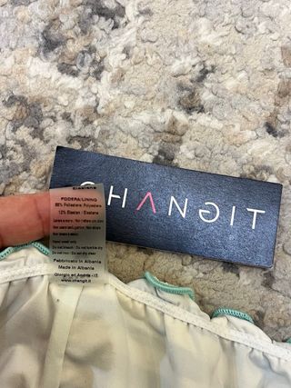 Bikini Changit a righe verde e bianco taglia M