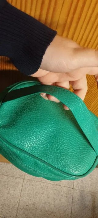 Neceser vintage años 90 verde