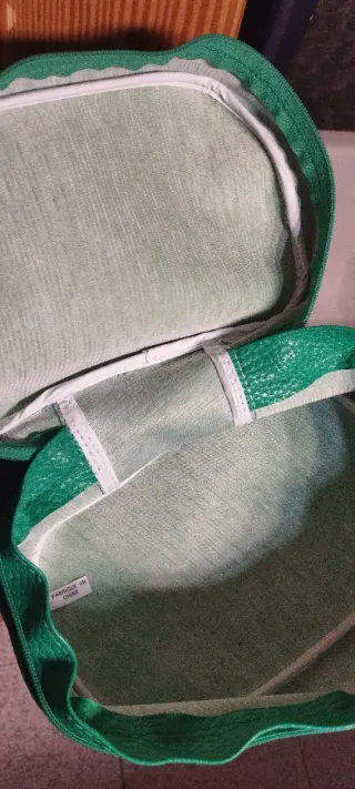 Neceser vintage años 90 verde