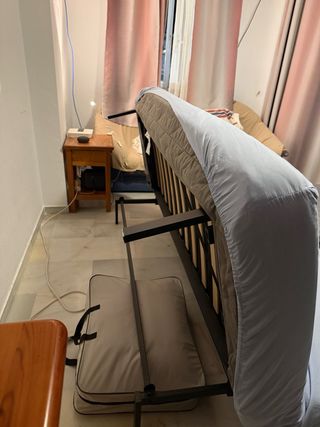 Divano letto Ikea Blu/Grigio