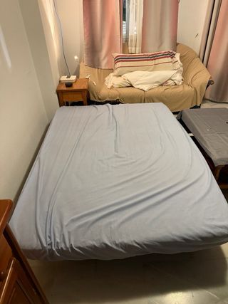 Divano letto Ikea Blu/Grigio