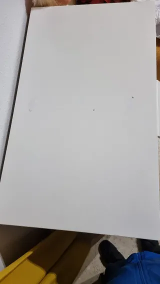 Cómoda blanca 3 cajones 78x95x46 cm