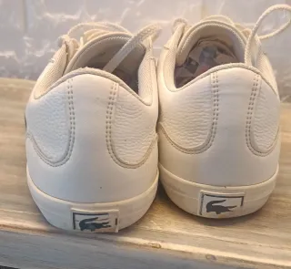 Scarpe uomo Lacoste bianche multicolor