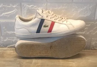 Scarpe uomo Lacoste bianche multicolor