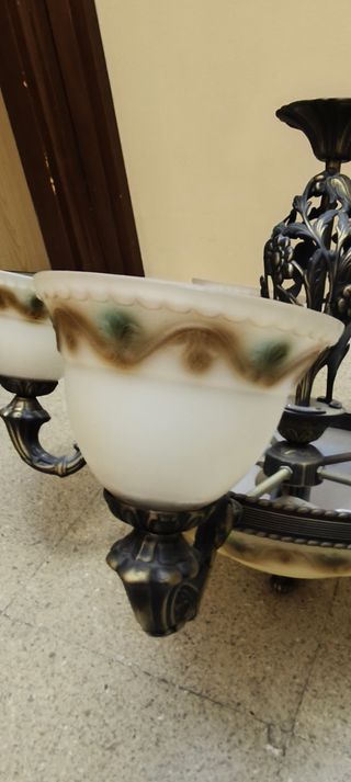 Lámpara de techo clásica vintage 5 brazos