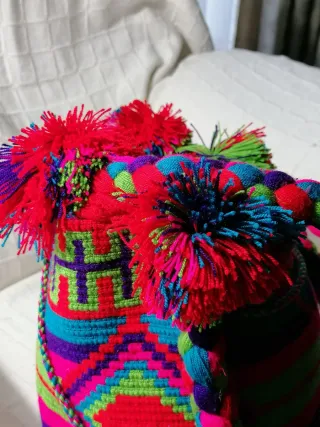 Bolso Wayuu Colombiano Multicolor