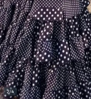 Traje de flamenca lunares