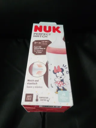 Biberón NUK Perfect Match 3+ meses, anticolicos