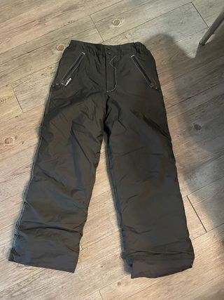 Pantalones de esquí negros De ñiño 11-12 talla