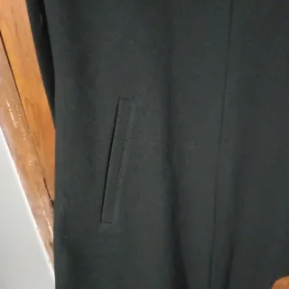 Conjunto vestido y abrigo negro