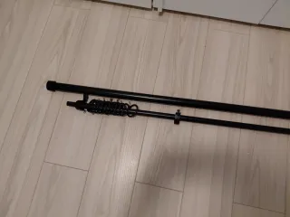 Conjunto Barra Cortina Ikea Negra