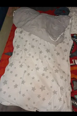 Funda nórdica cuna estrellas y sábana encimera