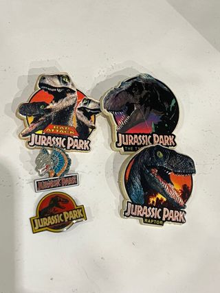 Lote 5 Pins Jurassic Park Originales