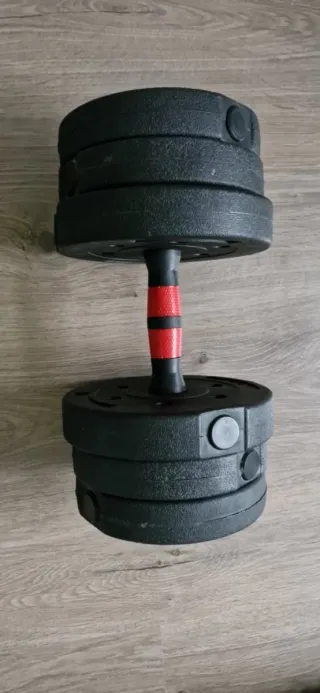 Manubri regolabili 15 kg con barra