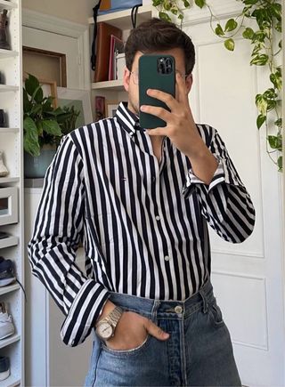 Camisa Tommy Hilfiger Rayas Talla M