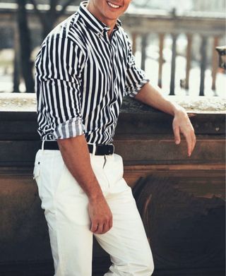 Camisa Tommy Hilfiger Rayas Talla M