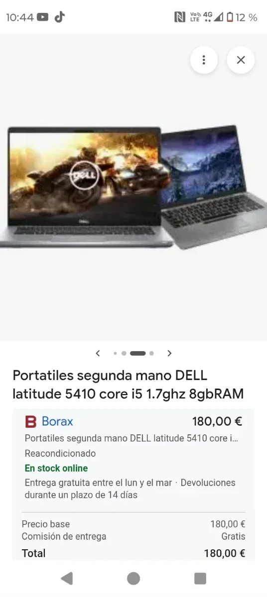 Portátil Dell Negro afbeelding 6