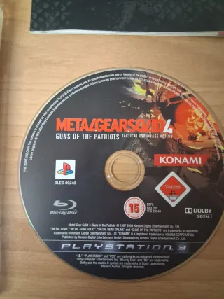 PS3 Metal Gear Solid 4: Guns of the Patriots