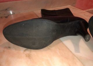 Botas de piel negras talla 41